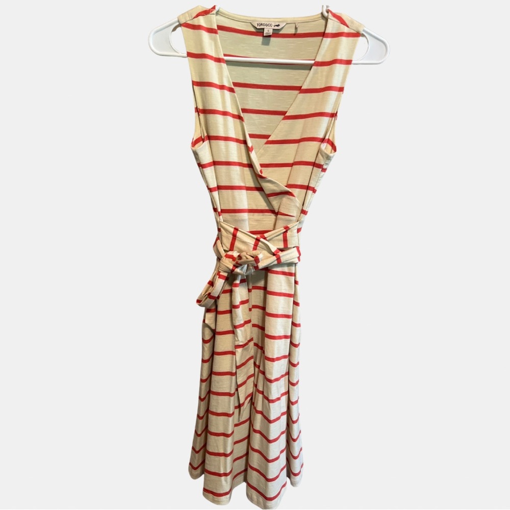 Toad & Co Wrap Dress with Pockets  Size S